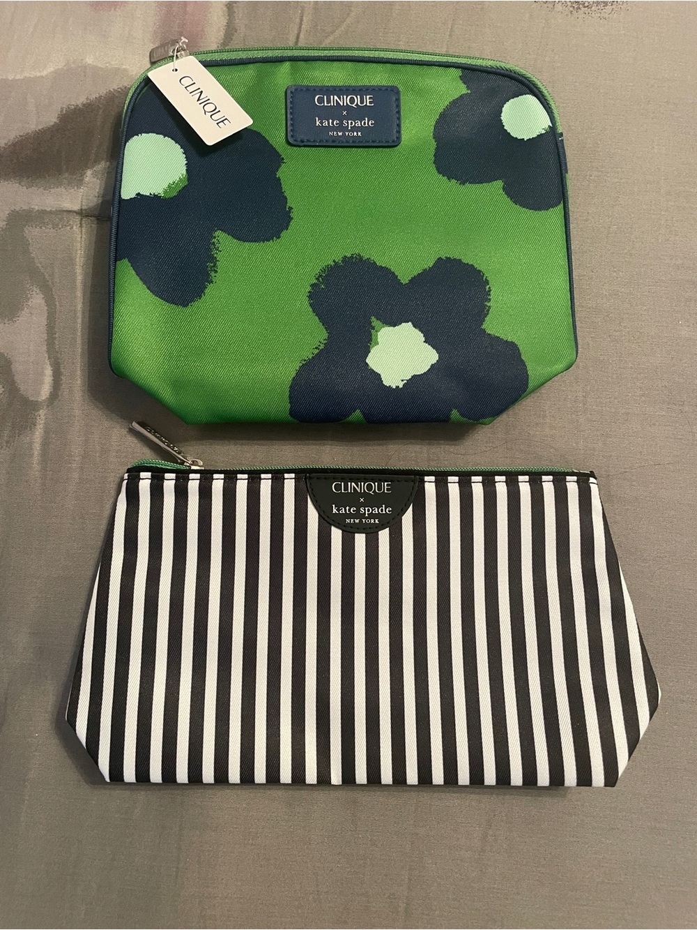 Kate Spade For Clinique Cosmetic Makeup Bag Set